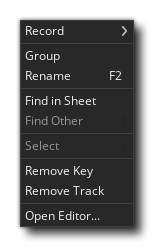 Canvas Asset RIght Mouse Button Menu