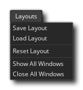 The Layouts Menu