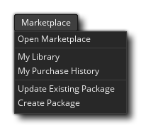 The Marketplace Menu