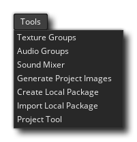 The Tools Menu