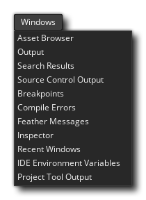 The Windows Menu