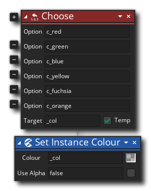 GML VisualExample Using Key Down Event