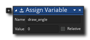 Set Draw Angle Variable In DnD