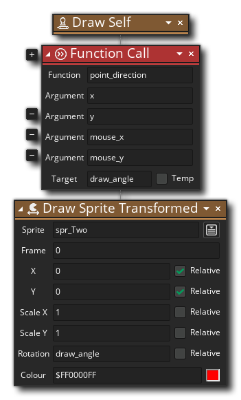 Edited Draw Code For Drawing Two Sprites With DnD