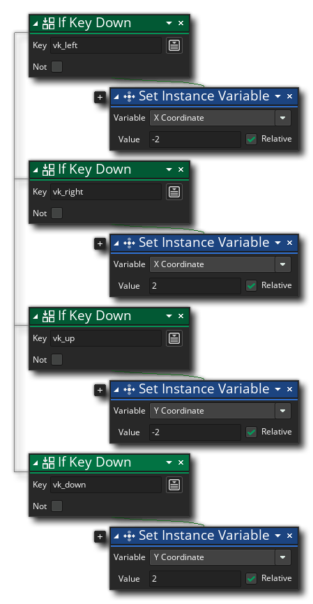 GML VisualStep Event Movement Actions