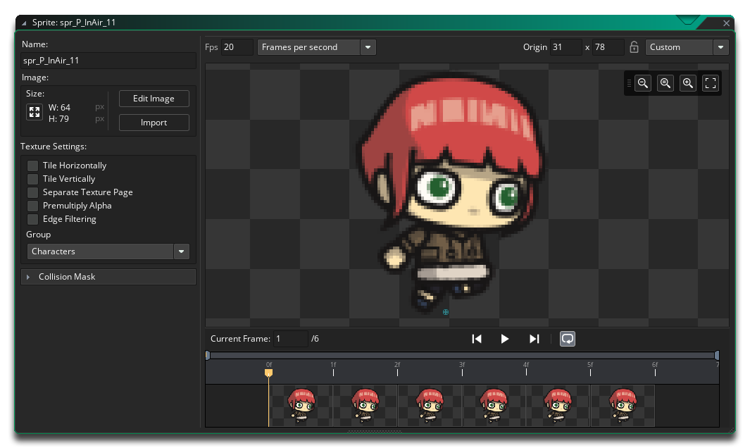 The Sprite Editor