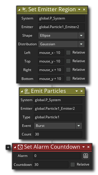 Burst Particles From Emitter