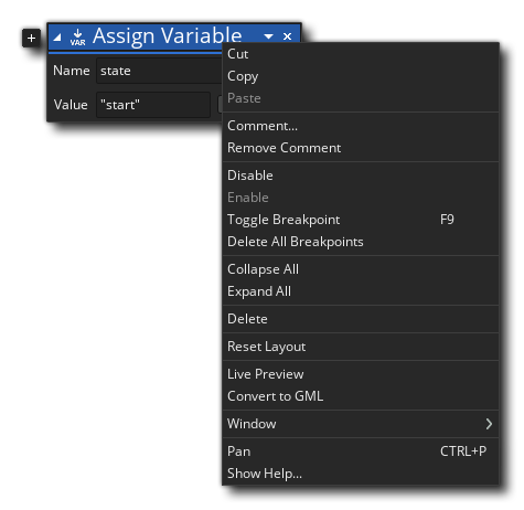 GML Visual RMB Menu