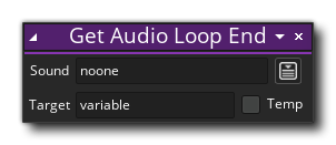 Get Audio Loop End