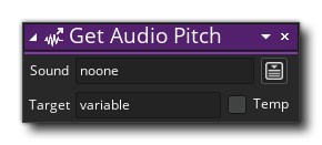 Get Audio Pitch Action