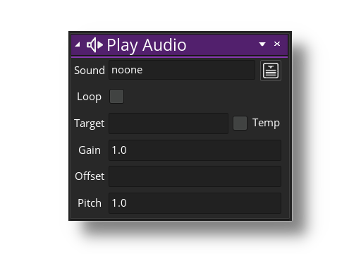 Play Audio Action