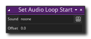 Set Audio Loop Start