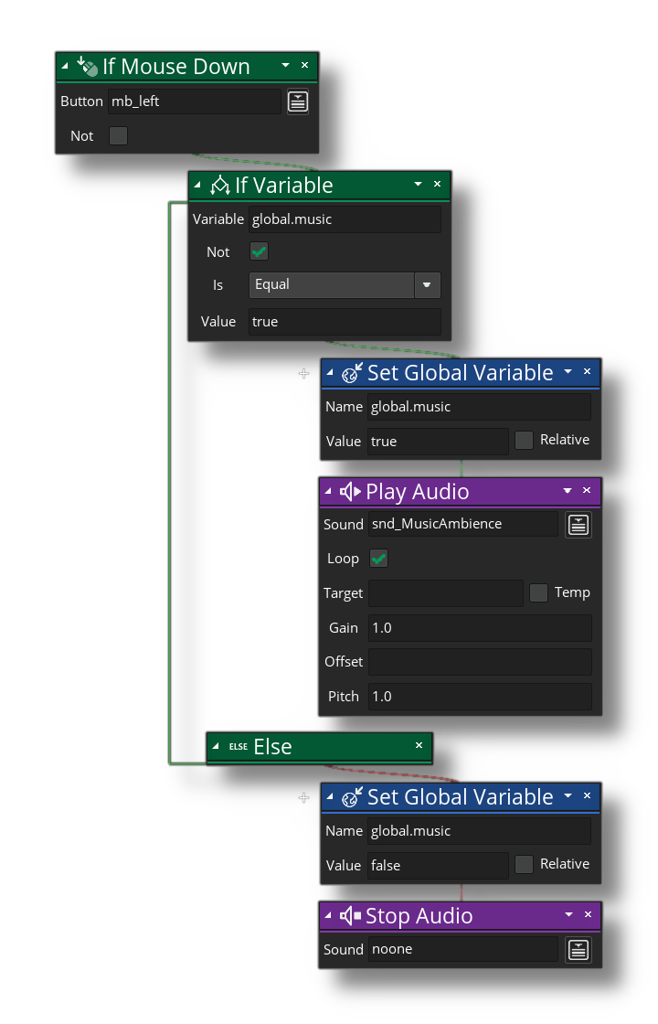 Stop Audio Example