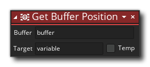 Get Buffer Position Action