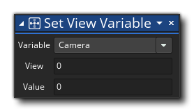 Set View Variable Action