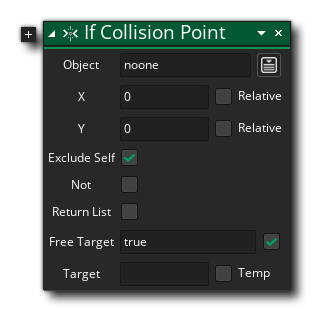 If Collision Point Action