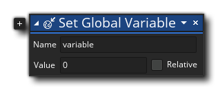 Set Global Variable Action