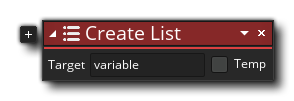 Create List Action