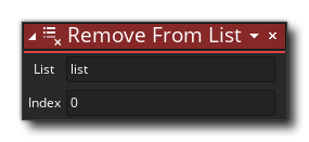 Remove From List Action