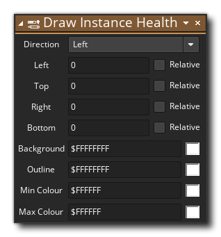 Draw Instance Health Action