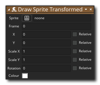 Draw Sprite Transformed Action