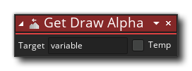 Get Draw Alpha Action