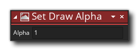 Set Draw Alpha Action