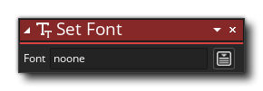 Set Font Action