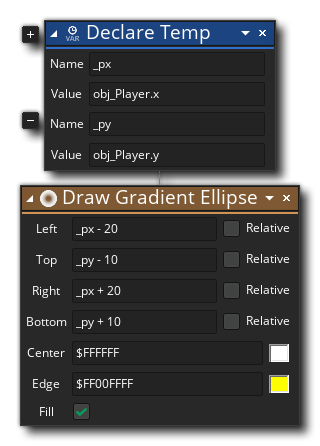 Draw Gradient Ellipse Example