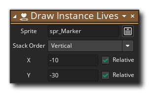 Draw Instance Lives Example