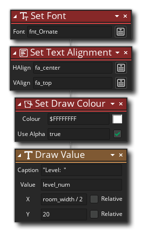 Set Text Alignment Example