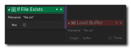 If File Exists drop actions