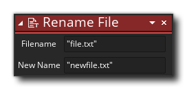 Rename File Action