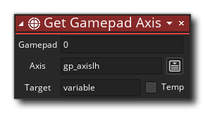 Get Gamepad Axis Action