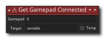 Gamepad Get Connected Action