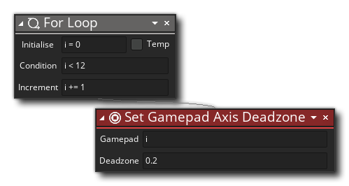 Set Axis Deadzone example