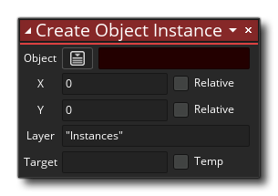 Create Object Instance Action