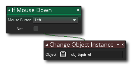 Change Object Instance Example