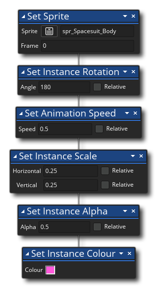 Set Instance Alpha Example