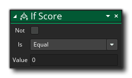 If Score Action
