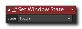 Set Window State Action