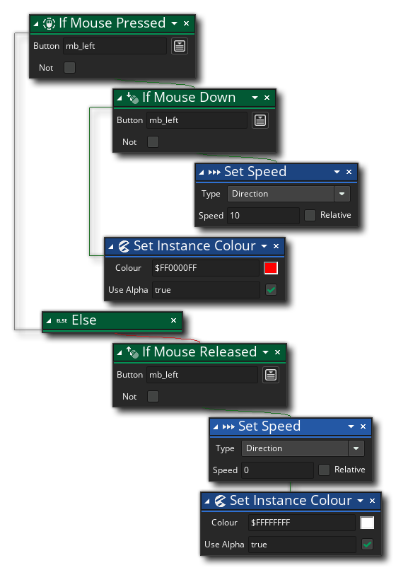 If Mouse Released Example