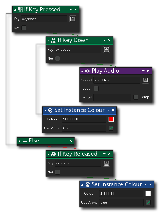 If Key Released Example