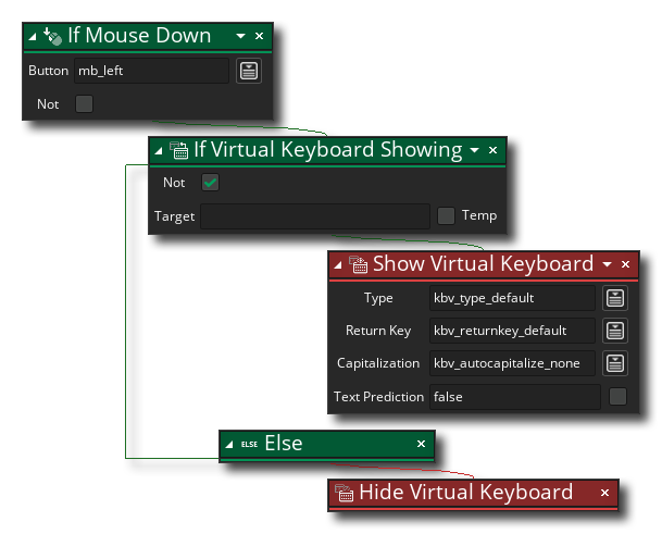 Hide Virtual Keyboard Example