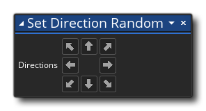 Set Direction Random Action