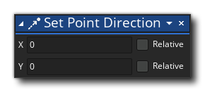 Set Point Direction Action