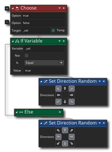 Set Direction Random Example