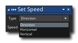 Speed Action Options