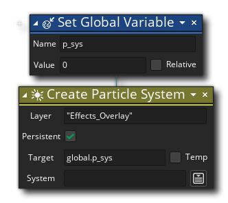 Create Particle System Example