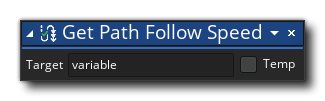Get Path Speed Action